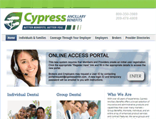 Tablet Screenshot of cypressadmin.com